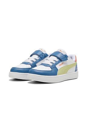 کفش اسنیکر آبی بچه گانه پنبه پلی استر Puma - کد 841155102