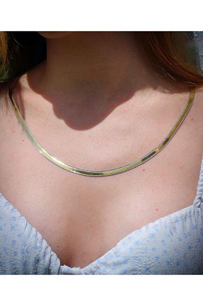 گردنبند طلا طلائی زنانه 14 عیار ERMİRGOLD - کد 861664463