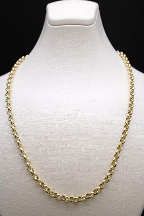 گردنبند طلا سبز زنانه 14 عیار ERMİRGOLD - کد 861664808