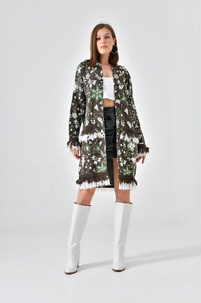 کلاه و ابایا قهوه ای زنانه تریکو FTZ WOMEN - کد 771225821