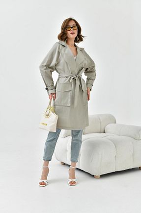 کلاه و ابایا طوسی زنانه بافت FTZ WOMEN - کد 813914021