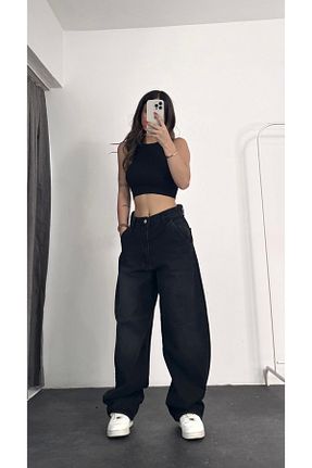 شلوار جین رنگی زنانه پاچه گشاد nona butik - کد 860705112