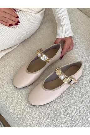 بابت بژ زنانه چرم مصنوعی ERVANIN BUTİĞİ - کد 861705956