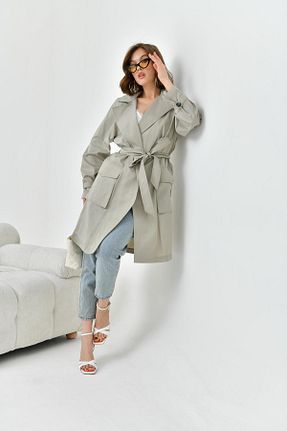 کلاه و ابایا طوسی زنانه بافت FTZ WOMEN - کد 813914021