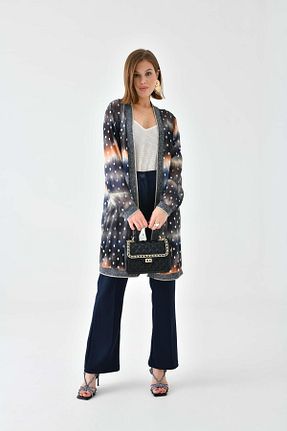 کلاه و ابایا سرمه ای زنانه مخلوط ویسکون FTZ WOMEN - کد 799668285