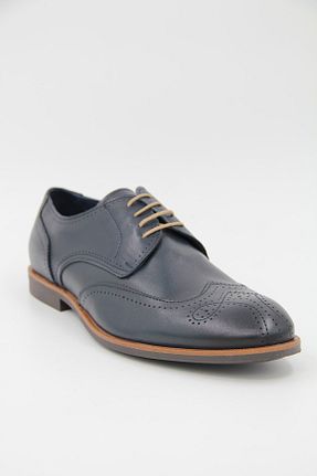 کفش کژوال سرمه ای مردانه چرم خالص Freefoot - کد 266882306