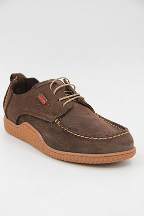 کفش کژوال قهوه ای مردانه چرم خالص Freefoot - کد 266882994