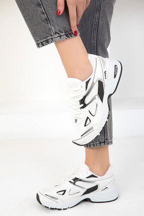 کفش اسنیکر سفید زنانه بند دار SOHO - کد 857867275