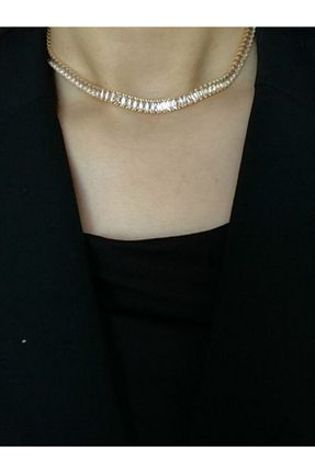 گردنبند استیل ( فولاد ) زنانه روکش طلا NEPTUNE DESIGN - کد 131070145