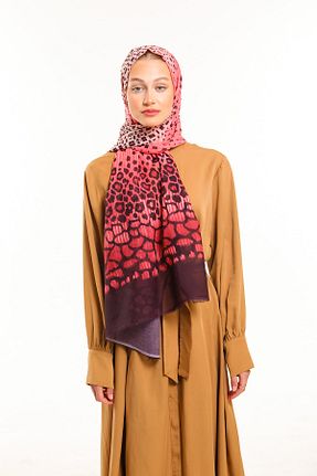 شال صورتی زنانه پلی استر 19V69 ITALIA - کد 126547184