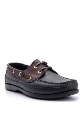 کفش کژوال مشکی مردانه چرم طبیعی پاشنه کوتاه ( 4 - 1 cm ) پاشنه ساده کد 130950403