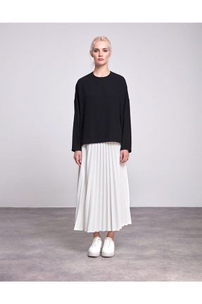 دامن سفید زنانه پلی استر Essah Moda - کد 49470688
