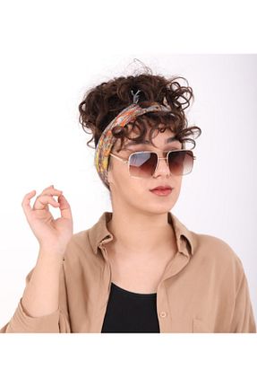 عینک آفتابی طلائی زنانه UV400 ESRADA - کد 131771076