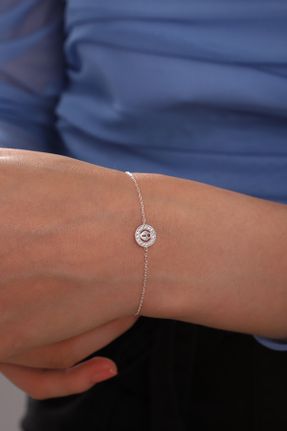 دستبند نقره زنانه کد 132298161