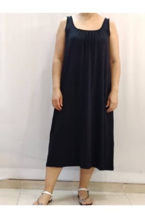 لباس مشکی زنانه ویسکون سایز بزرگ بافت کد 107102085