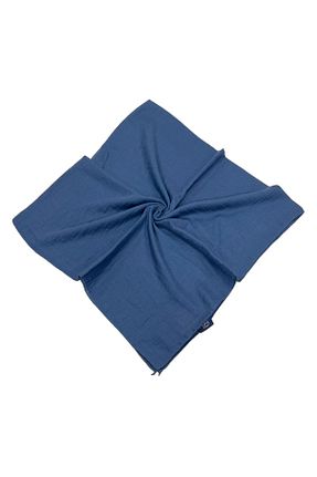 روسری آبی ساده Levidor - کد 792088184