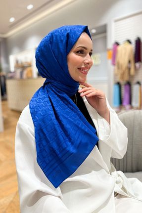 شال سرمه ای زنانه پنبه ای Armine - کد 860873149