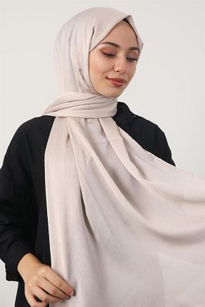 شال قهوه ای زنانه پنبه ای Bonjela - کد 795686828