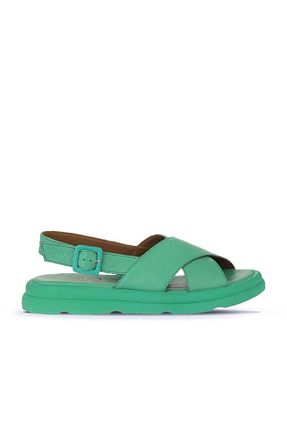 صندل سبز زنانه پاشنه تخت Bueno Shoes - کد 774534809