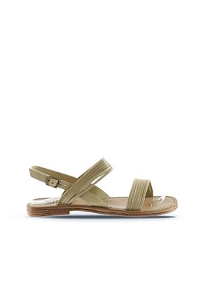 صندل زرد زنانه پاشنه تخت Bueno Shoes - کد 303310690