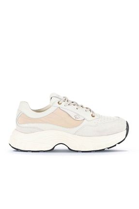 کفش اسنیکر بژ زنانه چرم اصل Bueno Shoes - کد 859156734
