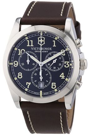 ساعت مچی قهوه ای مردانه استل (فولاد) VICTORINOX - کد 6702568