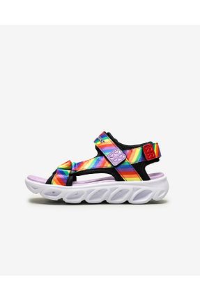 صندل مشکی بچه گانه پاشنه تخت Skechers - کد 45282986