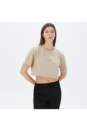 تیشرت بژ زنانه رگولار Nautica - کد 789600438