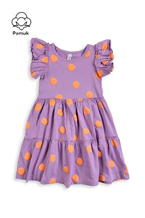لباس بنفش بچه گانه بافتنی difa kids - کد 852380413