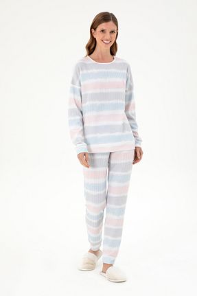 ست لباس راحتی بژ زنانه ساده U.S. Polo Assn. - کد 860867188