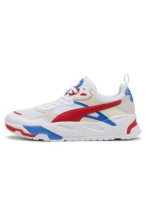 کفش اسنیکر قرمز مردانه بند دار Puma - کد 813206630