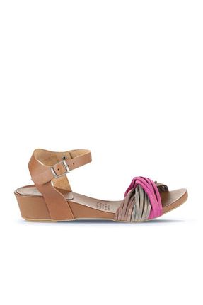 صندل رنگی زنانه پاشنه تخت Bueno Shoes - کد 680029124