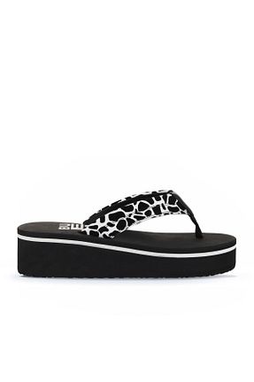 دمپائی مشکی زنانه چرم خالص Bueno Shoes - کد 841356495