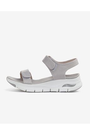 دمپائی بژ زنانه پاشنه تخت Skechers - کد 274098513