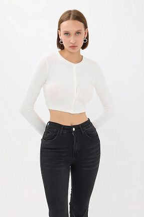 بلوز بژ زنانه ساده Hiccup - کد 854530895