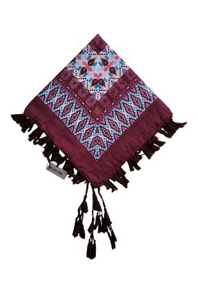 روسری زرشکی %100 پنبه kızca - کد 860882594