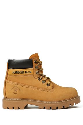 بوت / نیم بوت زرد زنانه نبوک Hammer Jack - کد 3658918