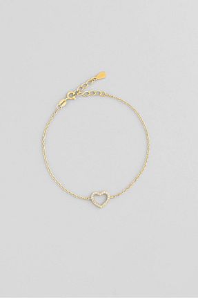 دستبند نقره زرد زنانه 925 عیار So Chic - کد 813465119