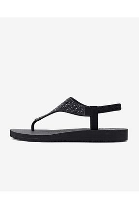 دمپائی مشکی زنانه پاشنه تخت Skechers - کد 822895406