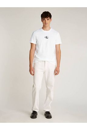 تیشرت سفید مردانه رگولار Calvin Klein - کد 852754065