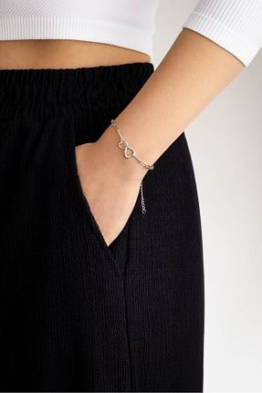 دستبند نقره سفید زنانه 925 عیار So Chic - کد 809282420