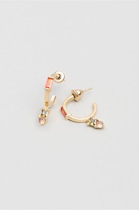 گوشواره نقره زرد زنانه 925 عیار So Chic - کد 674491554