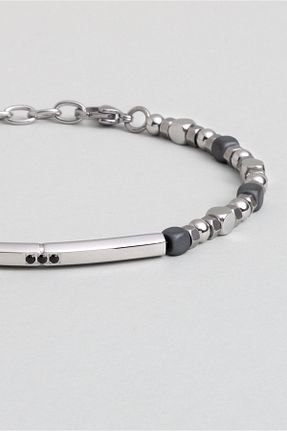 دستبند استیل (فولاد) متالیک مردانه استیل (فولاد) So Chic - کد 860896276