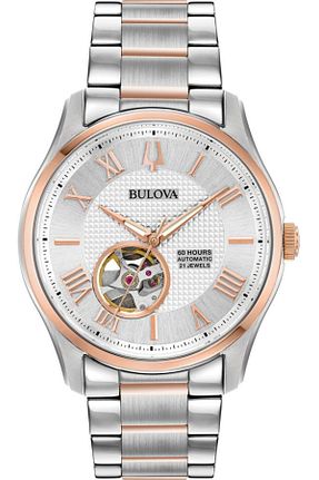 ساعت مچی سفید مردانه 55 میلی متر و بالاتر Bulova - کد 4559890