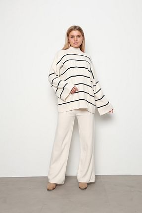 ست بالاتنه و پائین تنه مشکی زنانه جین İKLİM LİFE - کد 860901593