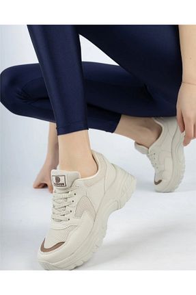 کفش پیاده روی بژ زنانه پارچه ای DarkStep - کد 670818623