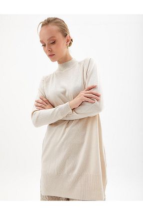 تونیک حجاب نباتی زنانه بافتنی Kayra - کد 771589169