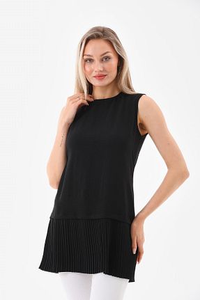 تونیک مشکی زنانه بافتنی charamela - کد 857505033