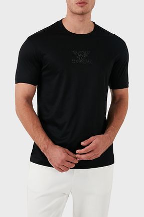 تیشرت مشکی مردانه رگولار Emporio Armani - کد 860869433