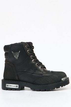 بوت / نیم بوت مشکی زنانه چرم خالص Hammer Jack - کد 6252330